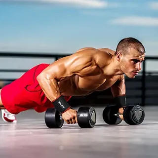 Man doing home workout exercises for weight loss without gym
